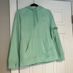 Adidas, hooded sweatshirt.